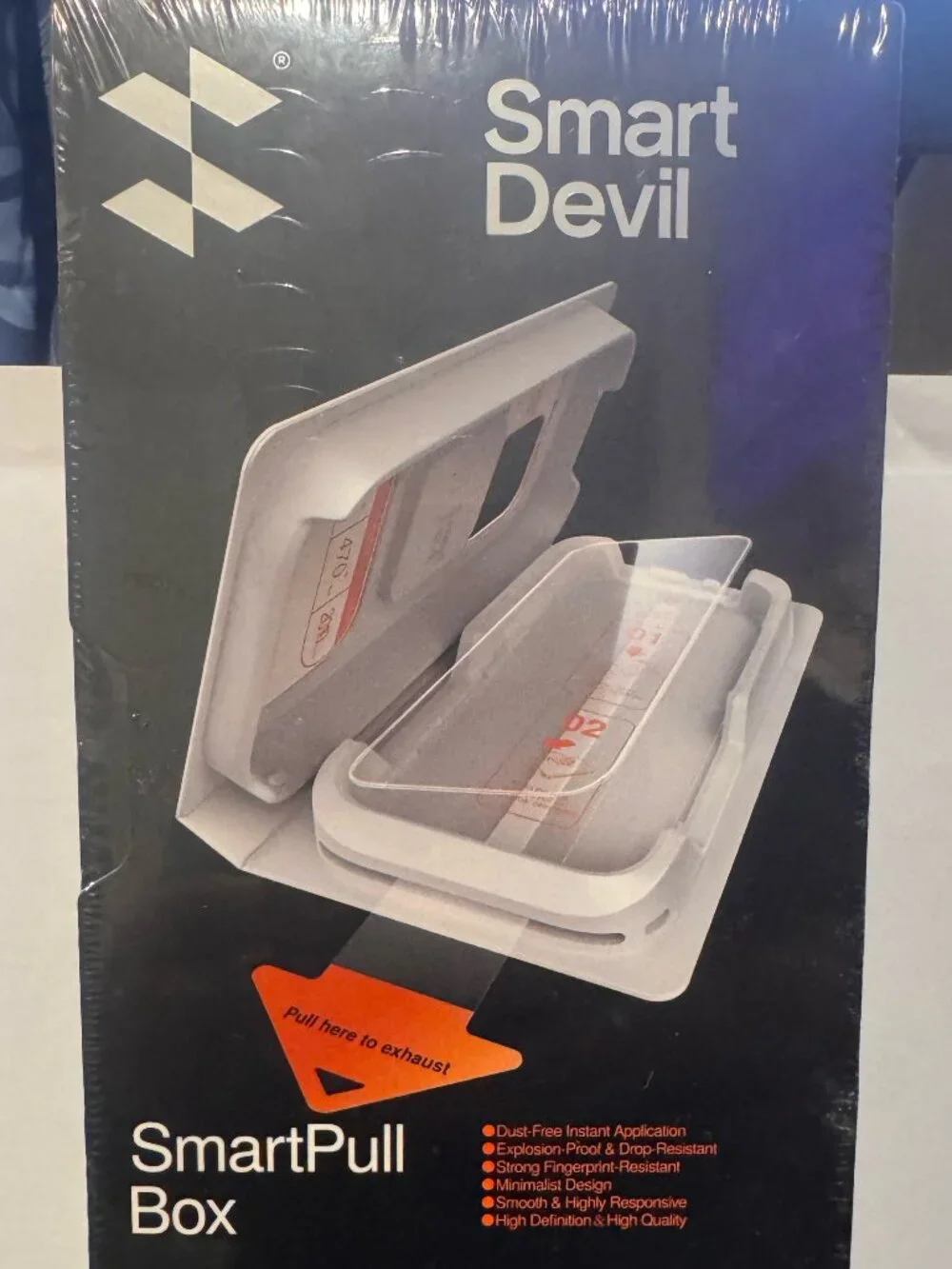 SMARTDEVIL 2 Pack for iPhone Air Screen Protector Tempered Glass | SmartPull Box